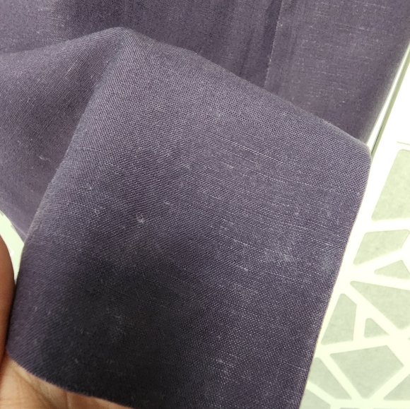 Plum Purple knee-length pencil skirt for business, casual, or cocktail. Sz. 10P - Picture 7 of 7